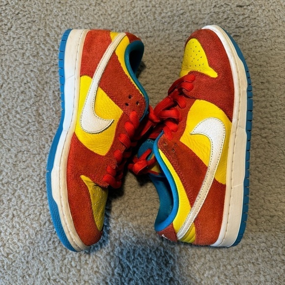 Nike SB Dunk Low Pro Bart Simpson Mens 7 - Picture 8 of 16